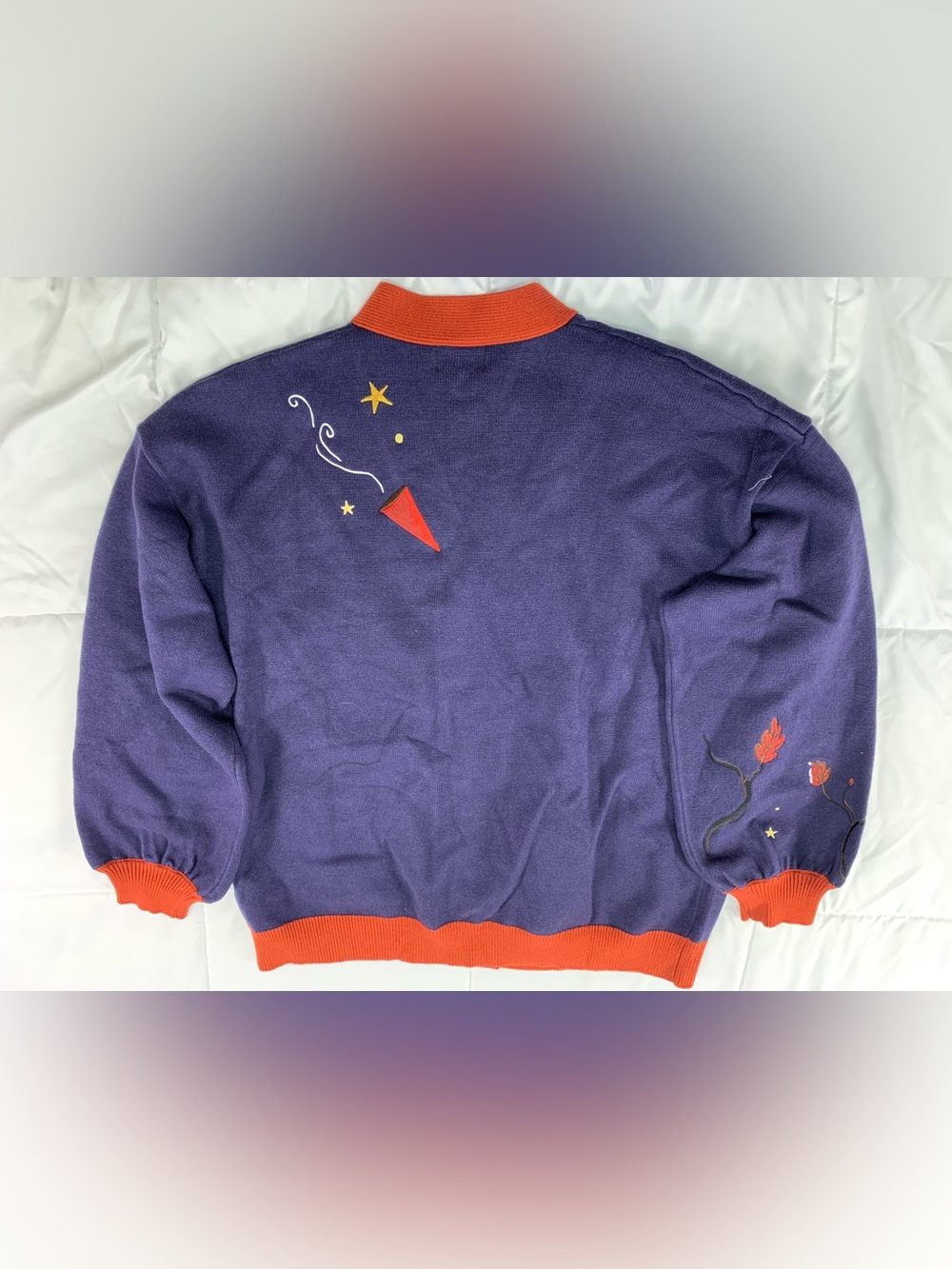 Preloved knock Thrice button up sweater size XL/2XL - Picture 2 of 7